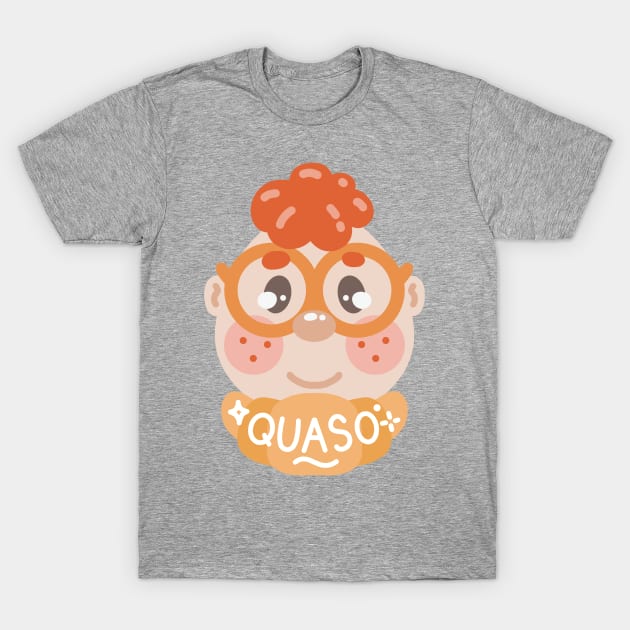 Quaso Carl Funny Character Art T-Shirt by Sweetums Art Shop